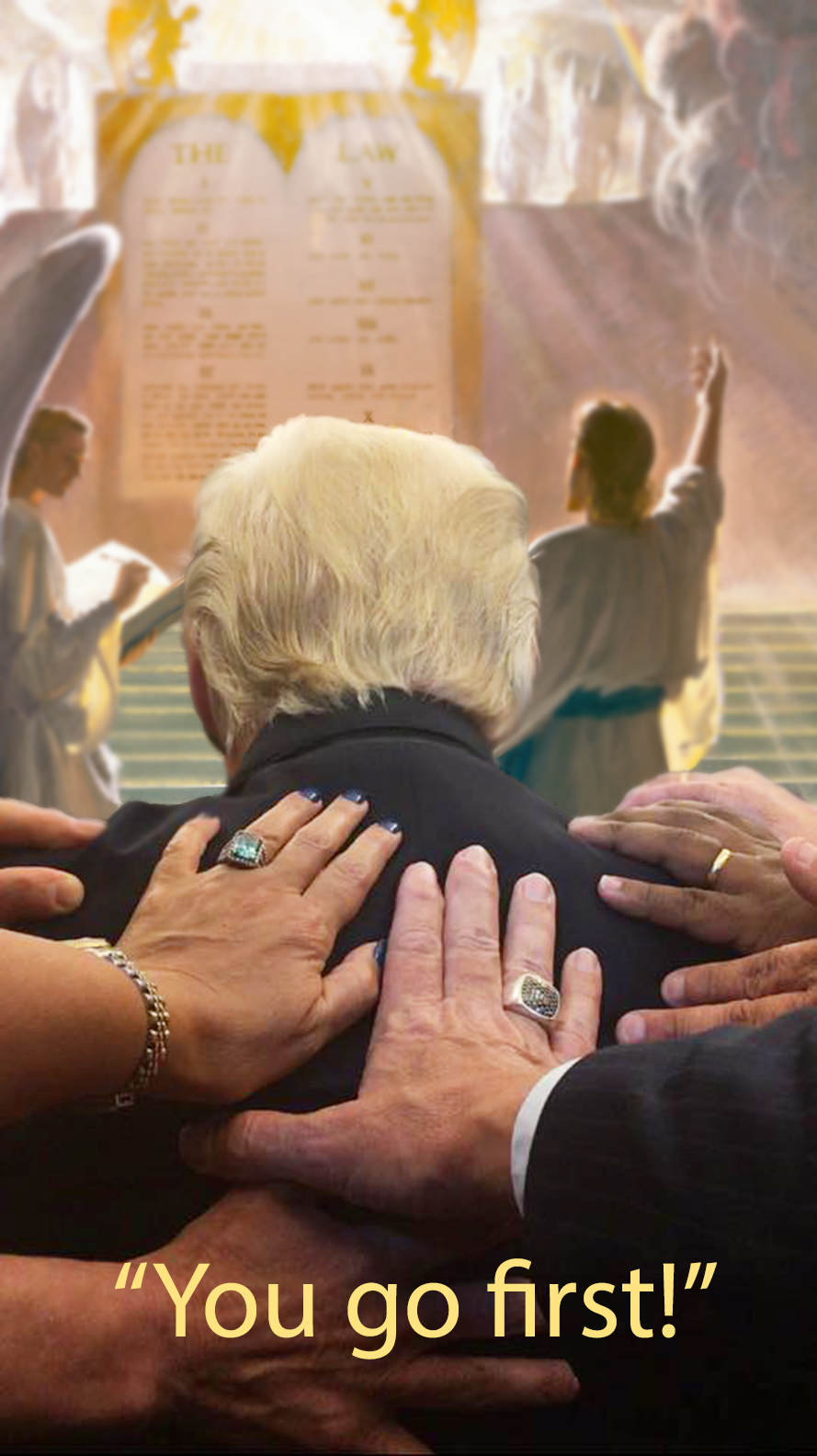 Mr. Trump, You Face God First